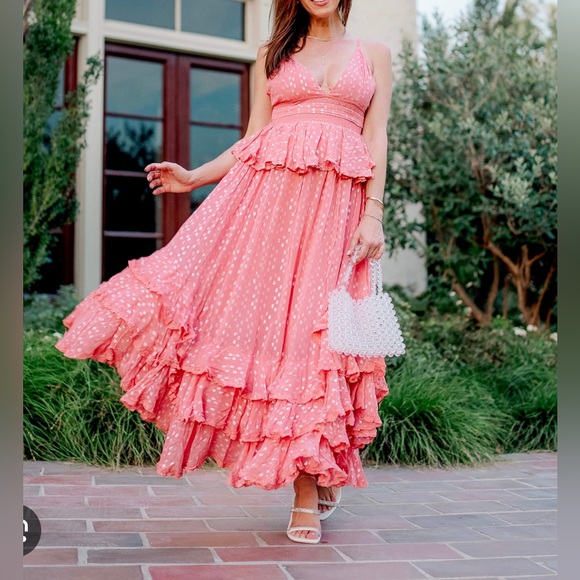 Rococo Sand
Ruffled Maxi Dress ,Size S - Picture 3 of 9